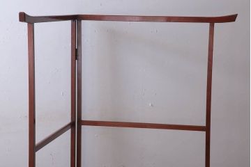 アンティーク雑貨　古い木の味わい深い和製アンティーク衣桁
