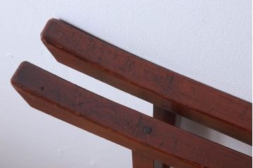 アンティーク雑貨　古い木の味わい深い和製アンティーク衣桁
