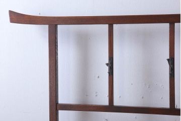 アンティーク雑貨　タモ材製　フック付き　古い木の味わい深い和製アンティーク衣桁