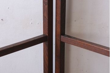 アンティーク雑貨　タモ材製　フック付き　古い木の味わい深い和製アンティーク衣桁
