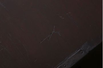 アンティーク家具　和製アンティーク　前面欅材製!丸金具付きの古い重ね衣装箪笥