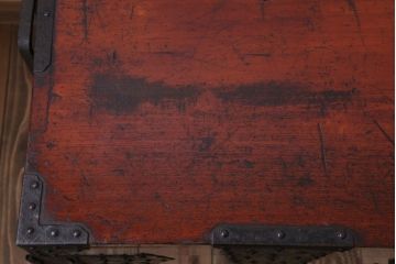 アンティーク家具　明治期!古民具・骨董　漆塗り　上質な重ね衣装箪笥(観音箪笥)
