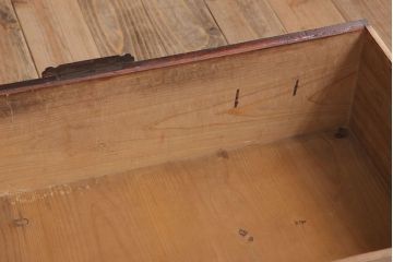 アンティーク家具　明治期!古民具・骨董　漆塗り　上質な重ね衣装箪笥(観音箪笥)