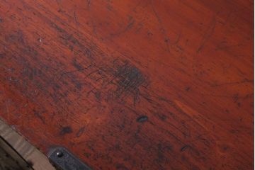 アンティーク家具　明治期!古民具・骨董　漆塗り　上質な重ね衣装箪笥(観音箪笥)