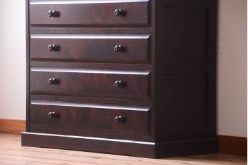 中古　北海道民芸家具　チェスト(箪笥)(定価約24万円)