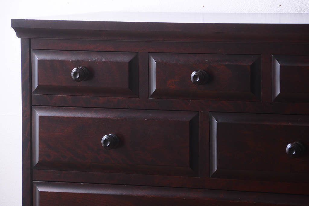 中古　北海道民芸家具　チェスト(箪笥)(定価約24万円)