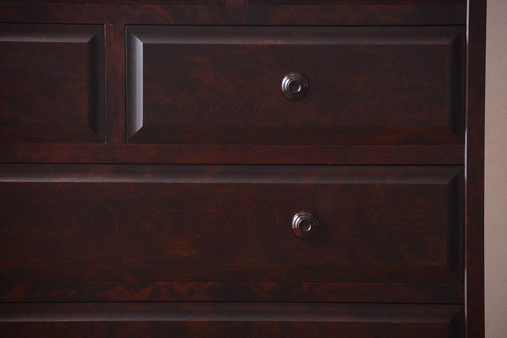 中古　北海道民芸家具　チェスト(箪笥)(定価約24万円)