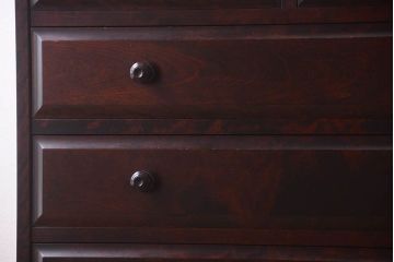 中古　北海道民芸家具　チェスト(箪笥)(定価約24万円)