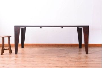 中古　北海道民芸家具　ダイニングテーブル