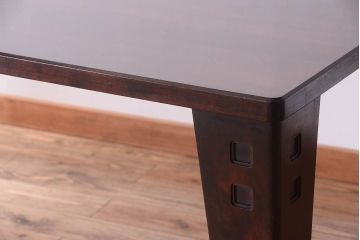 中古　北海道民芸家具　ダイニングテーブル