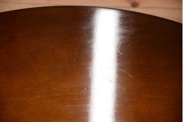 中古　飛騨産業　キツツキマーク　穂高　ラウンドダイニングテーブル