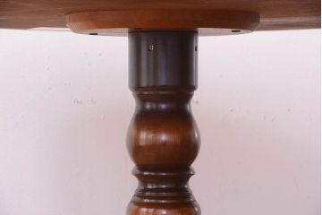 中古　飛騨産業　キツツキマーク　穂高　ラウンドダイニングテーブル