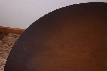 中古　飛騨産業　キツツキマーク　穂高　ラウンドダイニングテーブル