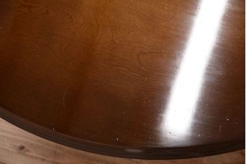 中古　飛騨産業　キツツキマーク　穂高　ラウンドダイニングテーブル