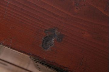 アンティーク家具　明治期　古民具・骨董　アンティーク二本松箪笥ローボード(時代箪笥・衣装箪笥)