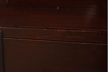 アンティーク家具　明治期　古民具・骨董　アンティーク二本松箪笥ローボード(時代箪笥・衣装箪笥)