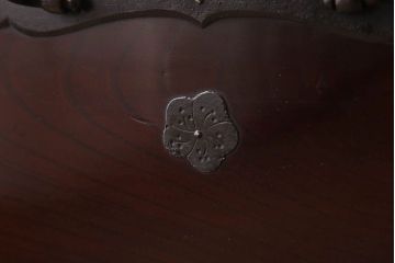 アンティーク家具　明治期　古民具・骨董　アンティーク二本松箪笥ローボード(時代箪笥・衣装箪笥)