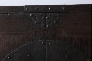 アンティーク家具　明治期　アンティークの重ね観音箪笥(衣装箪笥・時代箪笥)