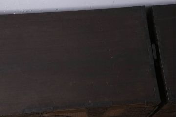 アンティーク家具　明治期　アンティークの重ね観音箪笥(衣装箪笥・時代箪笥)