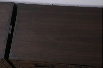 アンティーク家具　明治期　アンティークの重ね観音箪笥(衣装箪笥・時代箪笥)