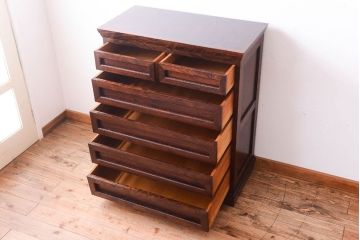 中古　松本民芸家具　#503型　整理箪笥I(定価約28万円)