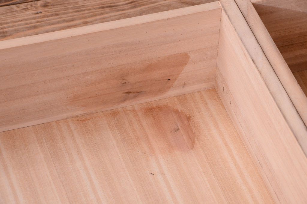 中古　北海道民芸家具　整理タンス(チェスト)(定価約30万円)