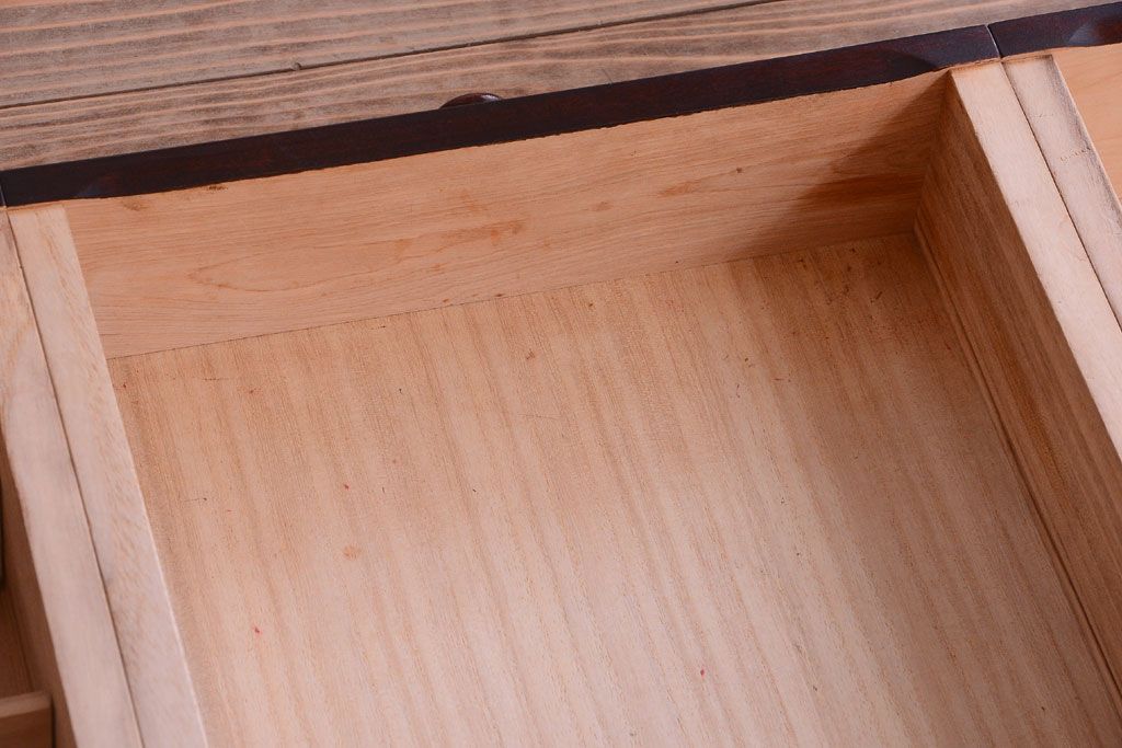 中古　北海道民芸家具　整理タンス(チェスト)(定価約30万円)