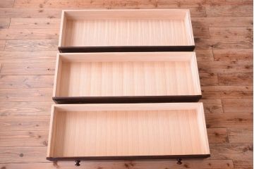 中古　北海道民芸家具　整理タンス(チェスト)(定価約30万円)