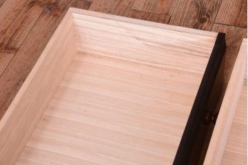 中古　北海道民芸家具　整理タンス(チェスト)(定価約30万円)