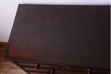 中古　北海道民芸家具　整理タンス(チェスト)(定価約30万円)