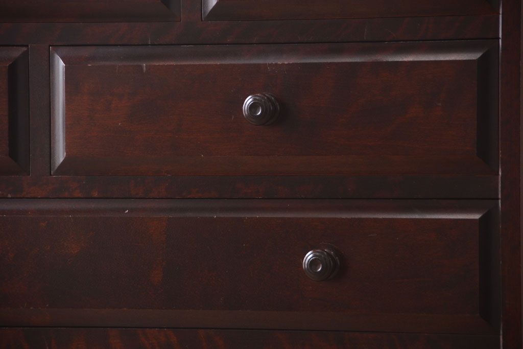 中古　北海道民芸家具　整理タンス(チェスト)(定価約30万円)