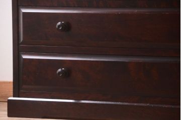 中古　北海道民芸家具　整理タンス(チェスト)(定価約30万円)