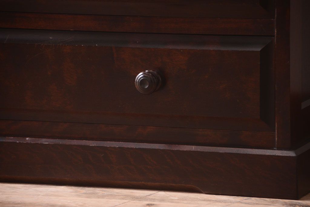 中古　北海道民芸家具　整理タンス(チェスト)(定価約30万円)