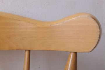 中古　飛騨家具　柏木工　明るい木味のウィンザーチェア(ダイニングチェア、ウインザーチェア)(1)