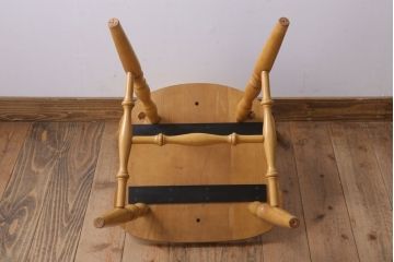 中古　飛騨家具　柏木工　明るい木味のウィンザーチェア(ダイニングチェア、ウインザーチェア)(1)