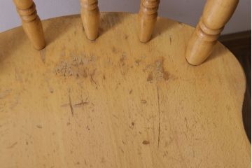 中古　飛騨家具　柏木工　明るい木味のウィンザーチェア(ダイニングチェア、ウインザーチェア)(2)