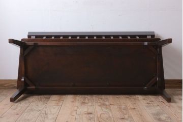 中古　北海道民芸家具　ベンチ