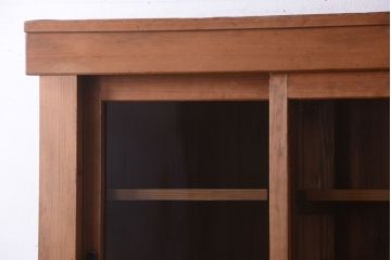 アンティーク家具　古民具・骨董　三尺　木味が美しい重ね収納棚(水屋箪笥)