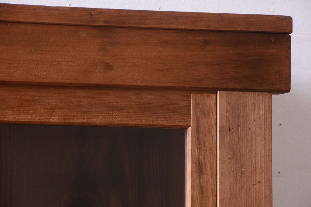 アンティーク家具　古民具・骨董　三尺　木味が美しい重ね収納棚(水屋箪笥)