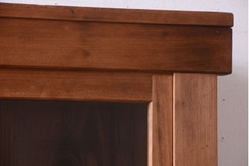 アンティーク家具　古民具・骨董　三尺　木味が美しい重ね収納棚(水屋箪笥)