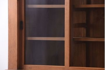 アンティーク家具　古民具・骨董　三尺　木味が美しい重ね収納棚(水屋箪笥)