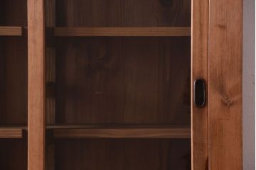 アンティーク家具　古民具・骨董　三尺　木味が美しい重ね収納棚(水屋箪笥)