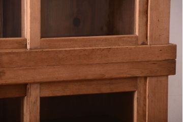 アンティーク家具　古民具・骨董　三尺　木味が美しい重ね収納棚(水屋箪笥)