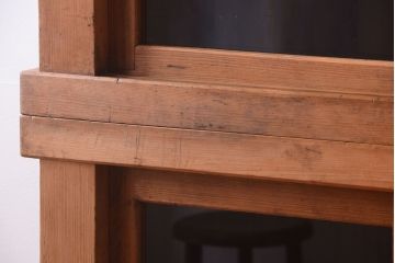 アンティーク家具　古民具・骨董　三尺　木味が美しい重ね収納棚(水屋箪笥)