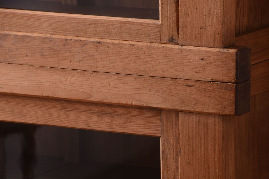 アンティーク家具　古民具・骨董　三尺　木味が美しい重ね収納棚(水屋箪笥)