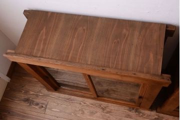 アンティーク家具　古民具・骨董　三尺　木味が美しい重ね収納棚(水屋箪笥)