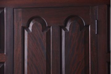 中古　松本民芸家具　#45型　洗練された雰囲気のワードローブ(洋服タンス、衣装箪笥、収納棚)(定価約49万円)(R-022795)