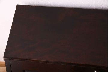 中古　北海道民芸家具　片袖ライティングビューロー(定価約28万8千円)