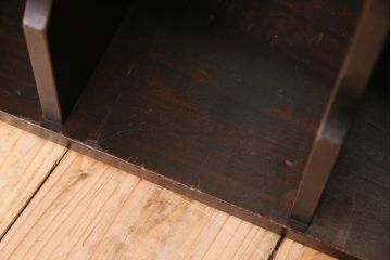 中古　北海道民芸家具　片袖ライティングビューロー(定価約28万8千円)