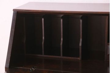 中古　北海道民芸家具　片袖ライティングビューロー(定価約28万8千円)